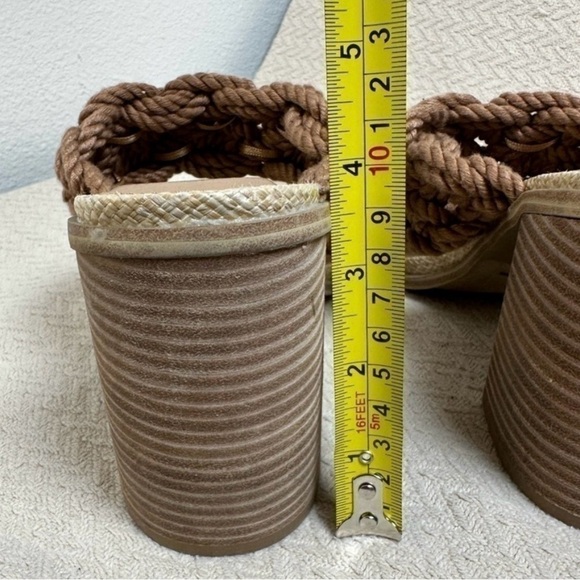 NEW! DV Dolce Vita Womens Roulette Braided Raffia Block Heel Sandals - Picture 12 of 12